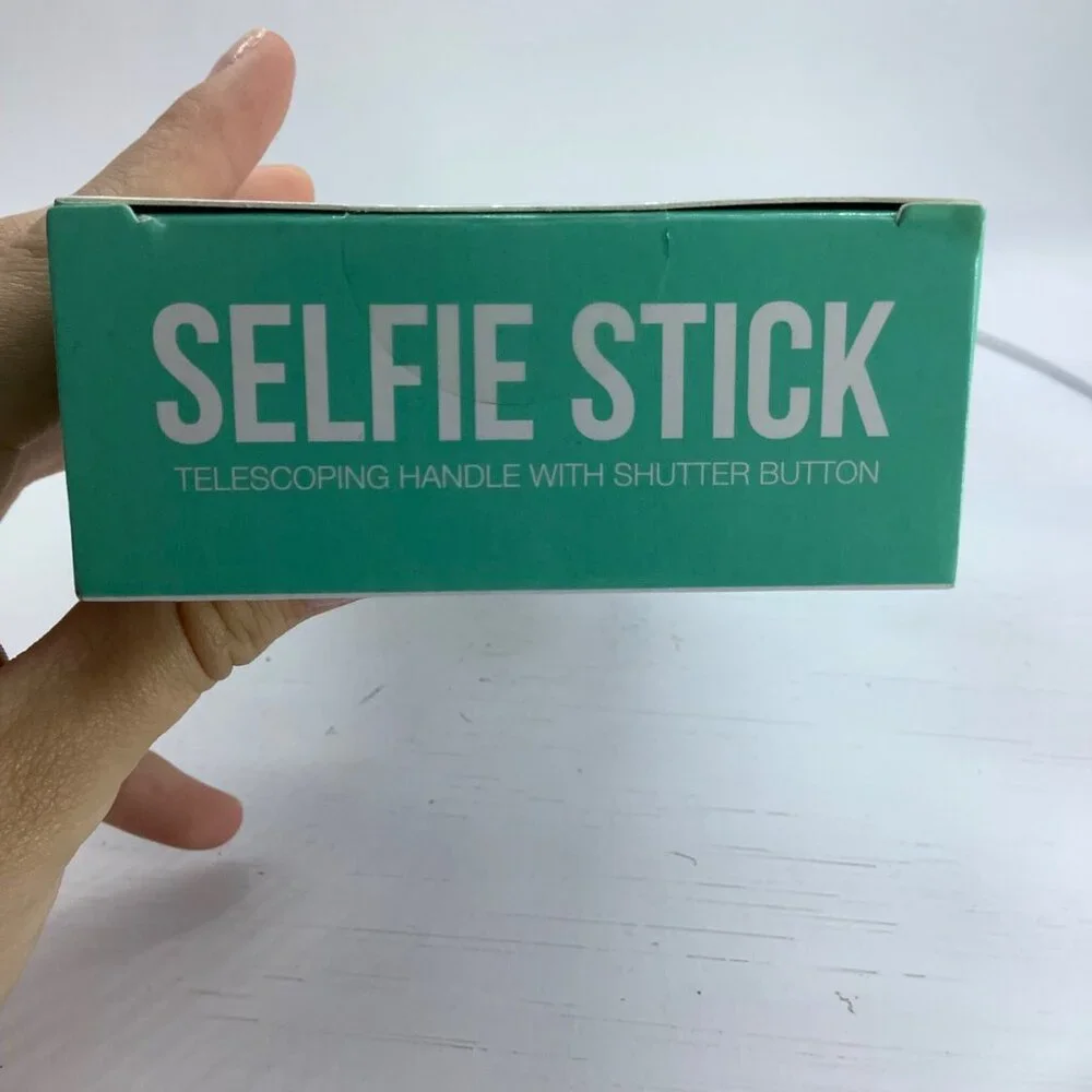 GEMS+ Selfie Stick Telescoping Handle Shutter Button Turquoise Blue Green NEW - Picture 6 of 6